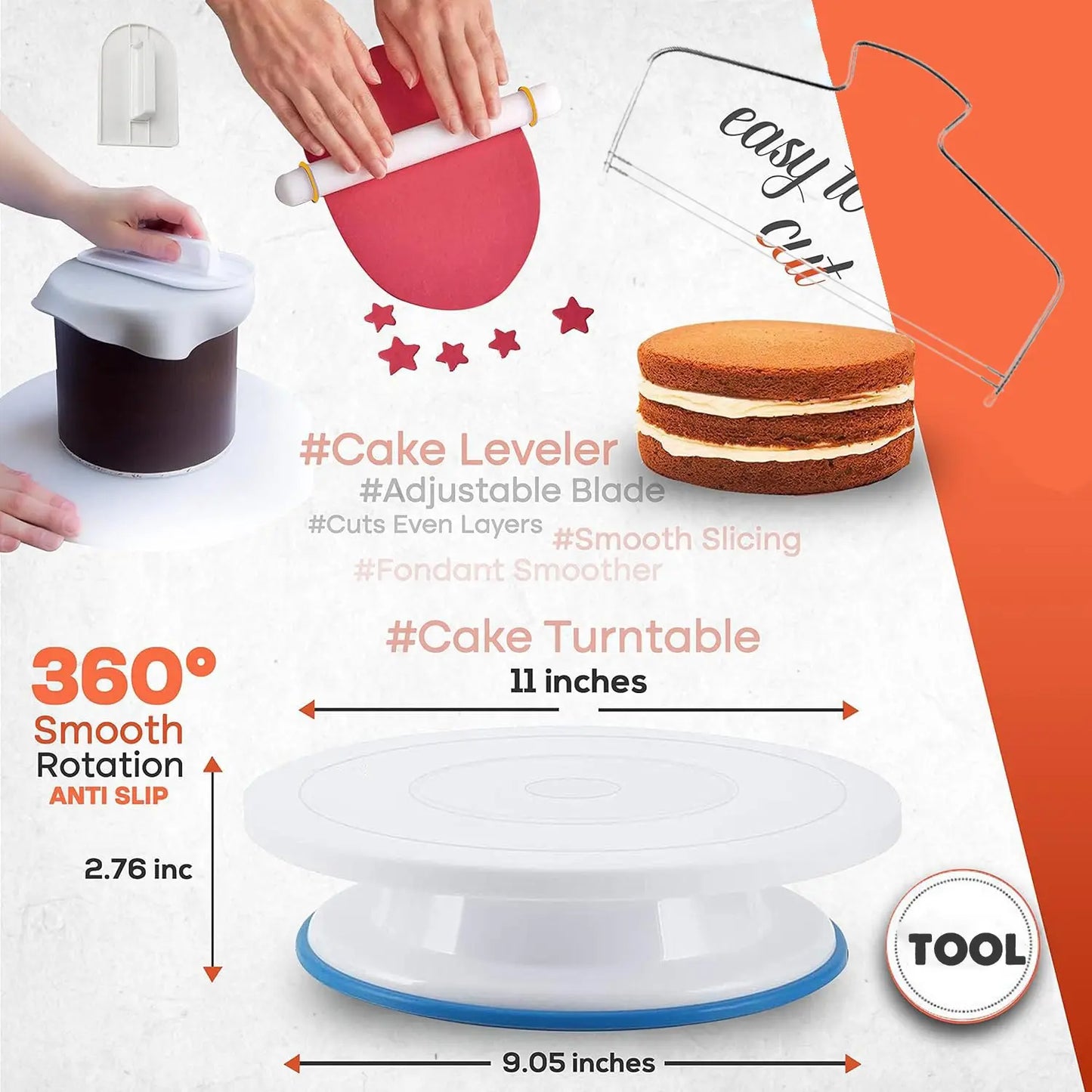 Feature Cake Decoration Set Russian Pipe Tip Baking Kit