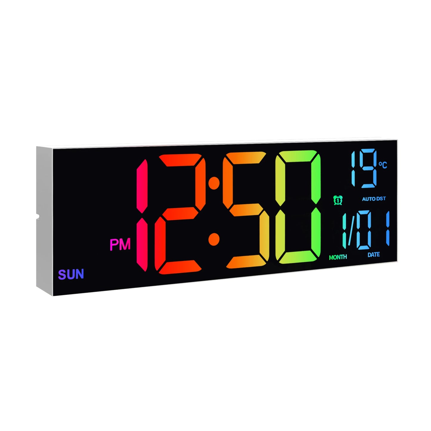 Hign Concerned Digital Wall Clock With Remote Temperature