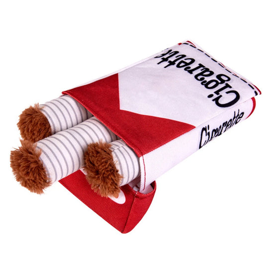 APWIKOGER Cigarettes Dog Toy Chew Plush Interactive Teething