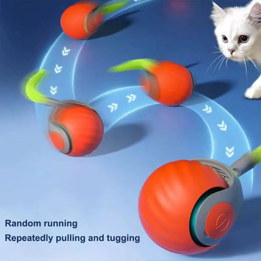 Smart Interactive Automatic Moving Ball Toy For Pets Cat