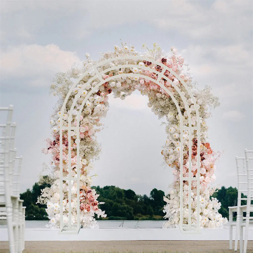 Guangdong Metal Wedding Arch Stand Backdrop Pergola Frame