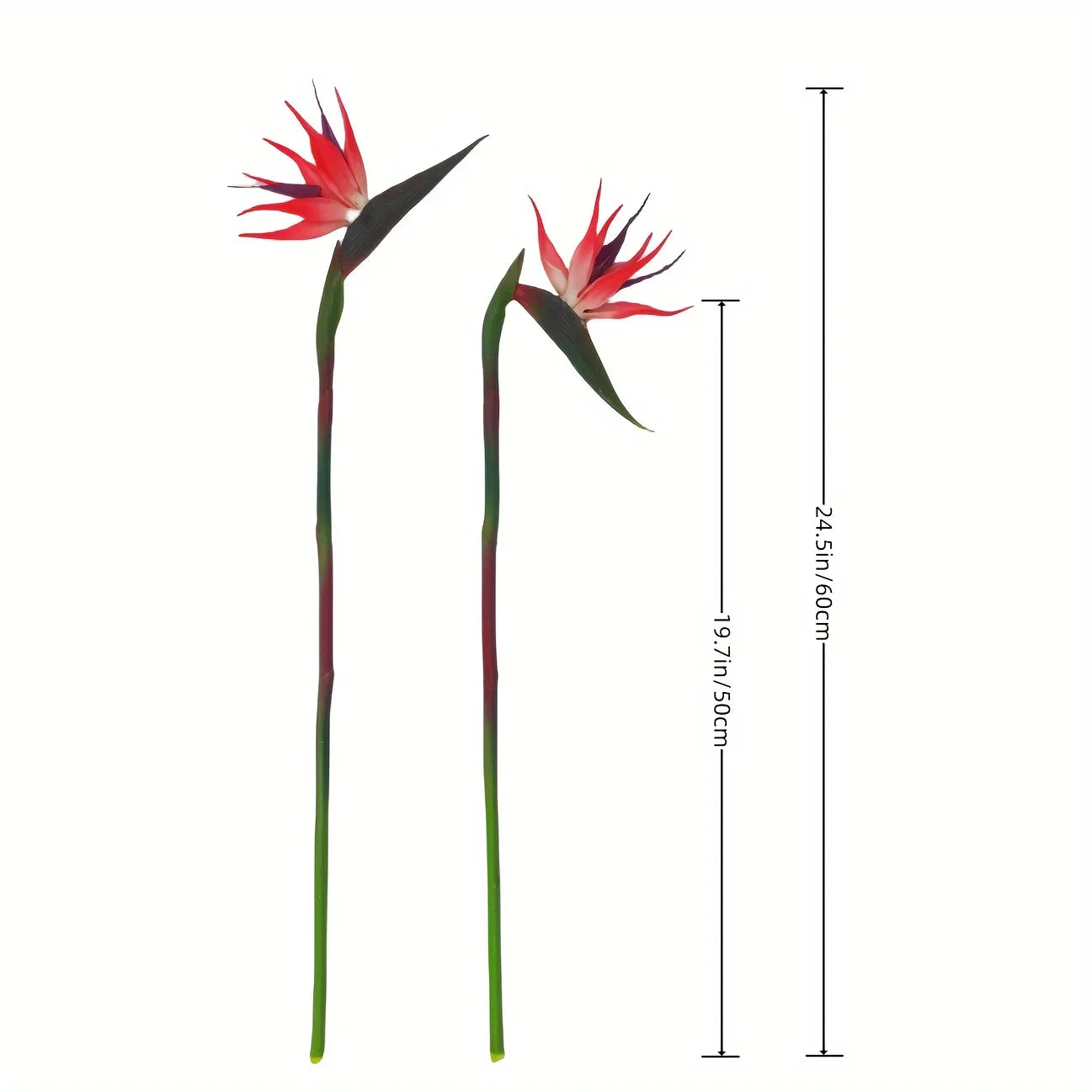 Artificial Bird Of Paradise Flowers 3 Pack For Home Party Decor