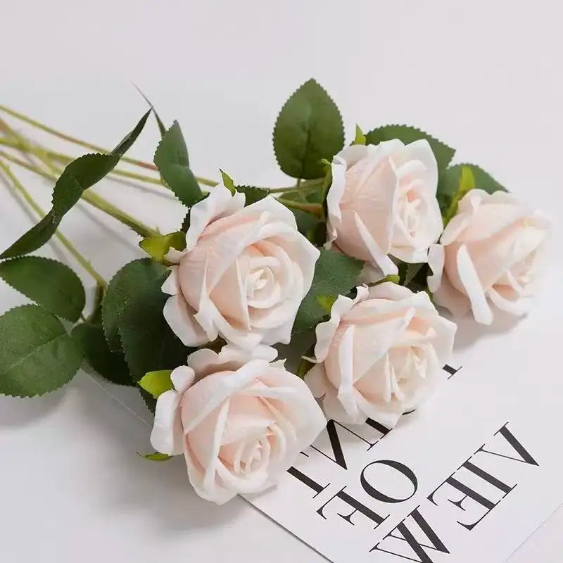 Artificial Rose Bouquet For Wedding And Home Table Centerpiece