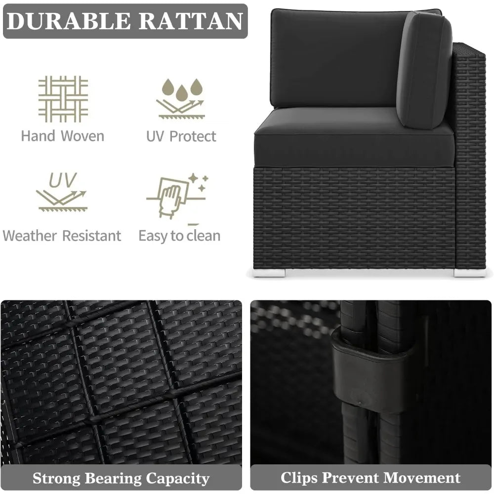 General Patio Furniture Set With Propane Fire Pit Table