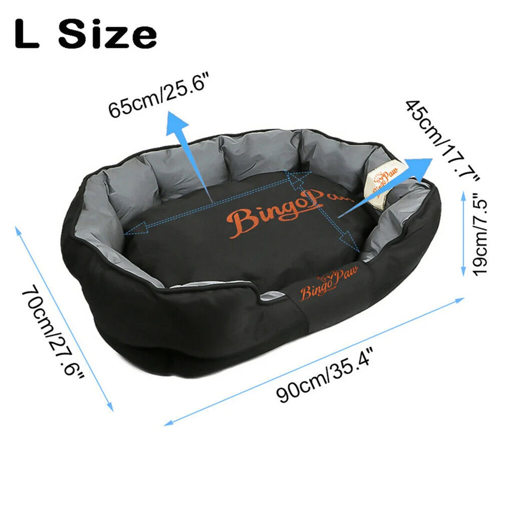BORWARTCN Waterproof Orthopedic Sofa Dog Bed For Pets