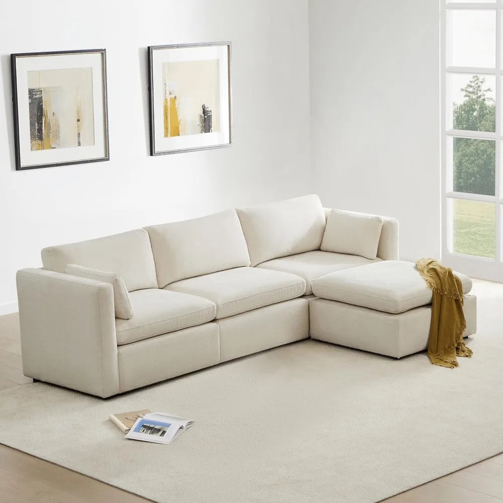 DAFIFY Exquisitely Luxurious Premium Modular L Shaped SectionalSofa FSCCertified TimelessLivingSpace