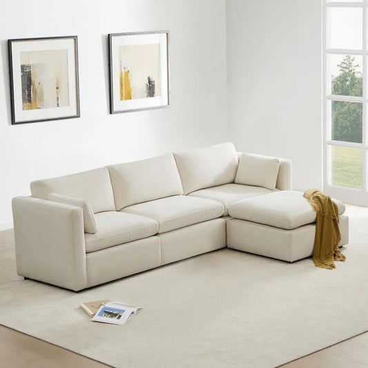 DAFIFY Exquisitely Luxurious Premium Modular L Shaped SectionalSofa FSCCertified TimelessLivingSpace
