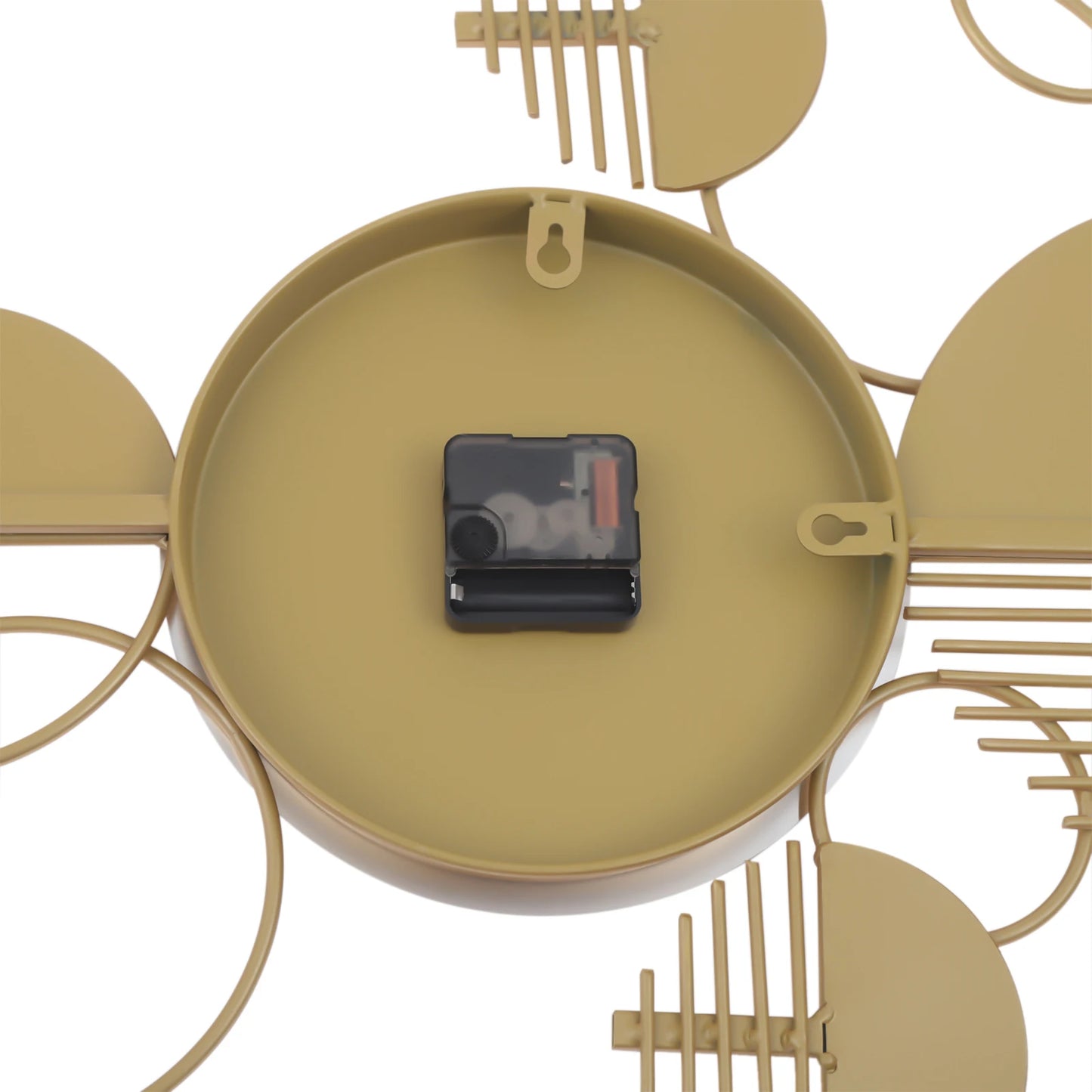Minimalist Modern Iron Wall Clock Silent Battery Operated