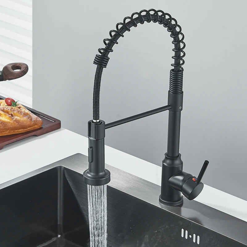 Shinesia Kitchen Faucet Stainless Steel Mixer Tap 360 Degree Rotation