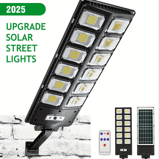 100000LM Solar Flood Light 6500K LEDs IP65 Motion Sensor Remote