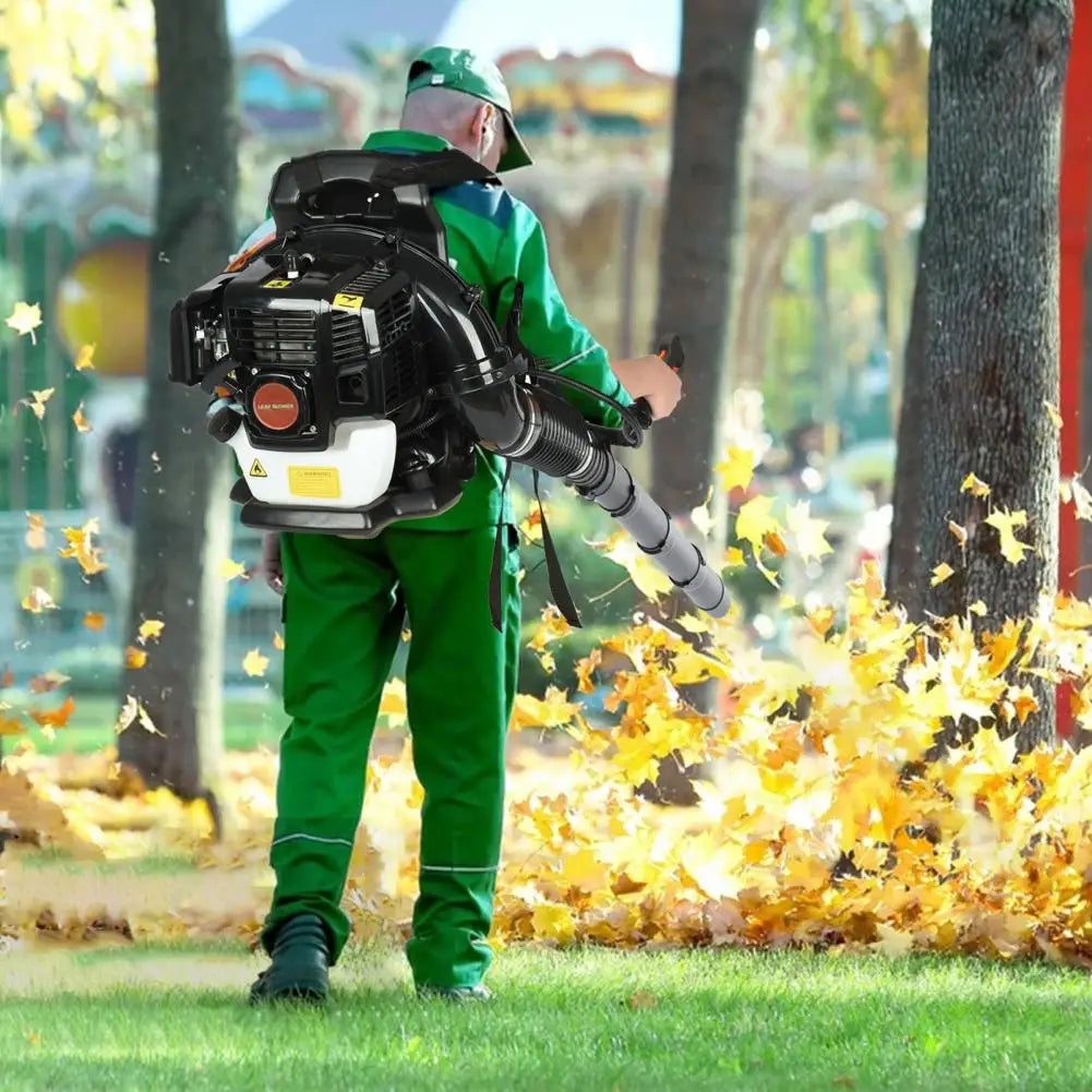 Gas Powered Backpack Leaf Blower 550 CFM 2 Stroke 1.7HP