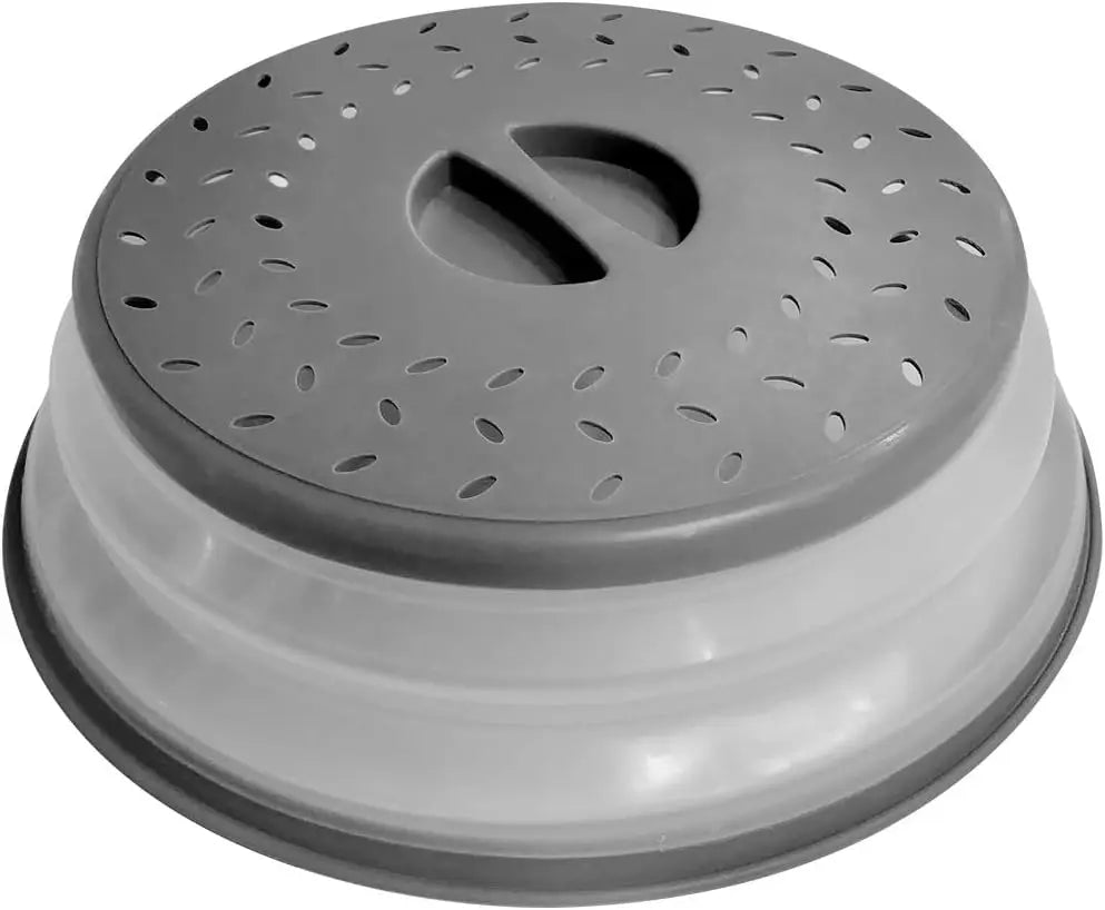 Microwave Splatter Cover Collapsible Lid Heat Resistant PP Guard