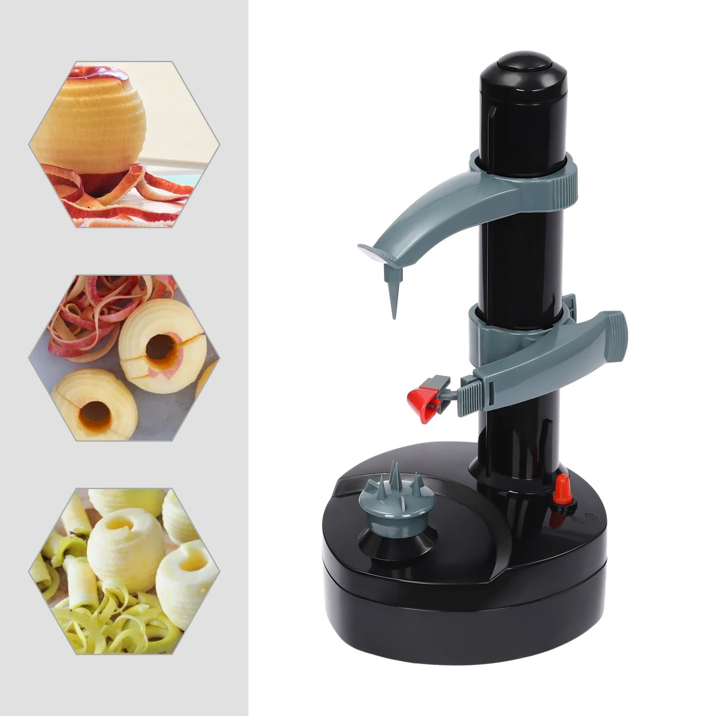 Color Electric Vegetable Peeler Multi Function Rotating Tool