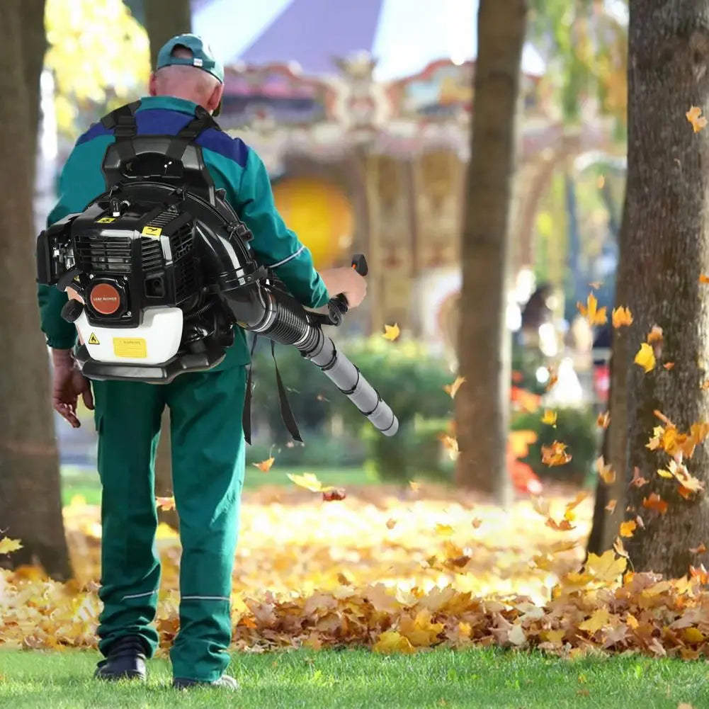 Gas Powered Backpack Leaf Blower 550 CFM 2 Stroke 1.7HP