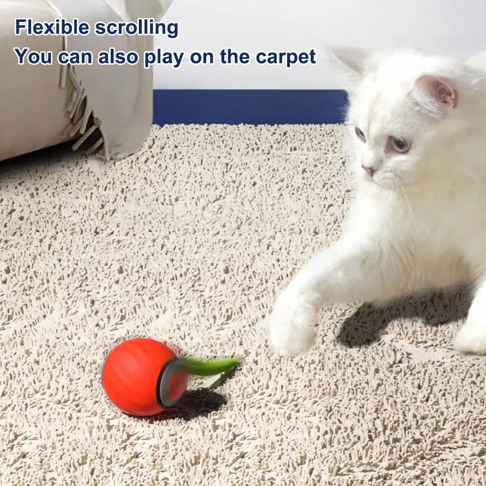 Smart Interactive Automatic Moving Ball Toy For Pets Cat