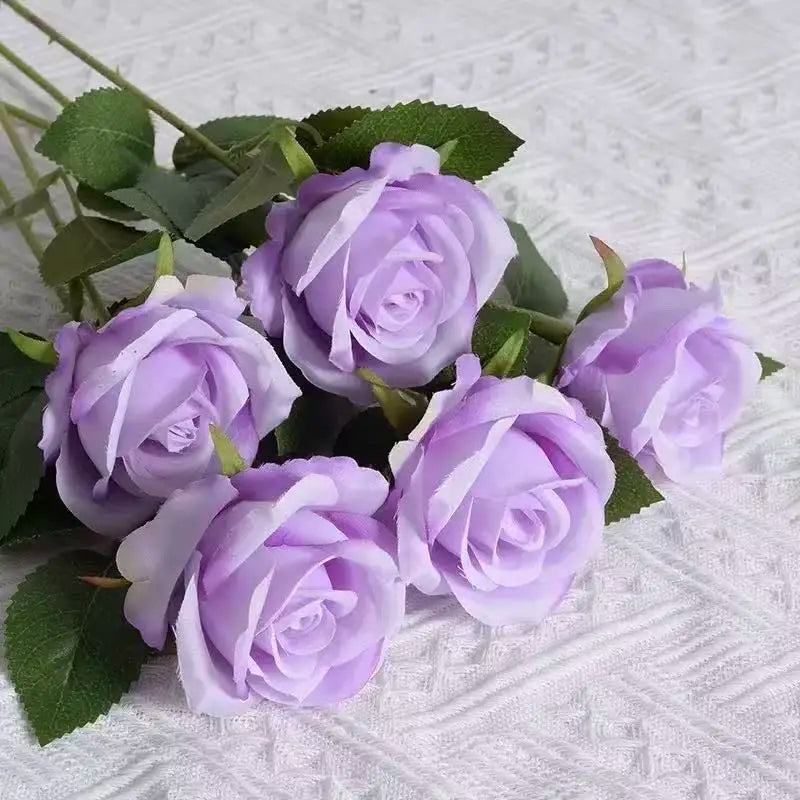 Artificial Rose Bouquet For Wedding And Home Table Centerpiece