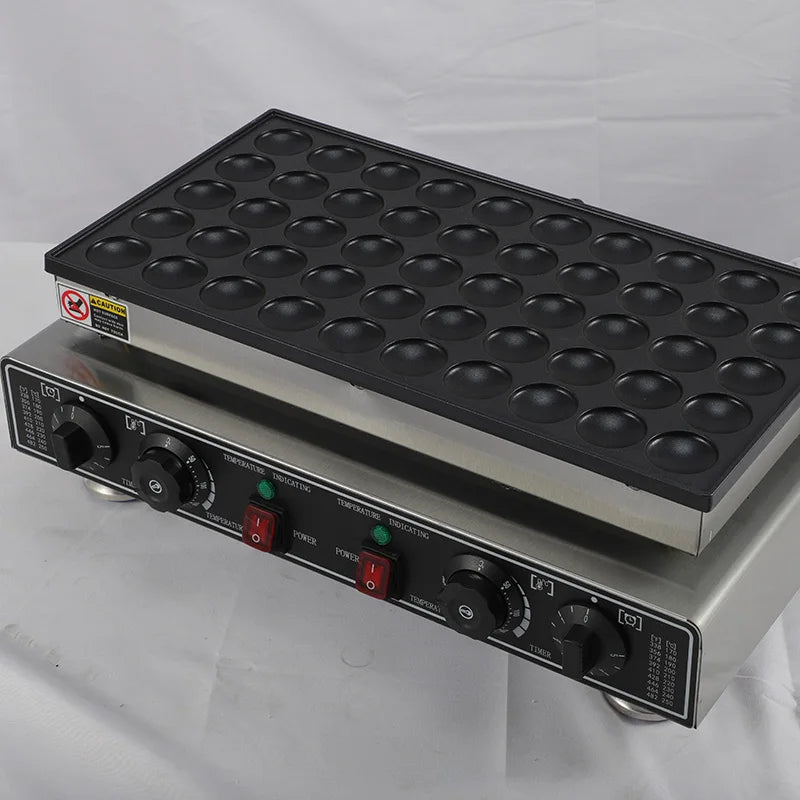 Mini Pancake Maker Machine 110V 1800W Commercial Electric Nonstick Waffle Maker