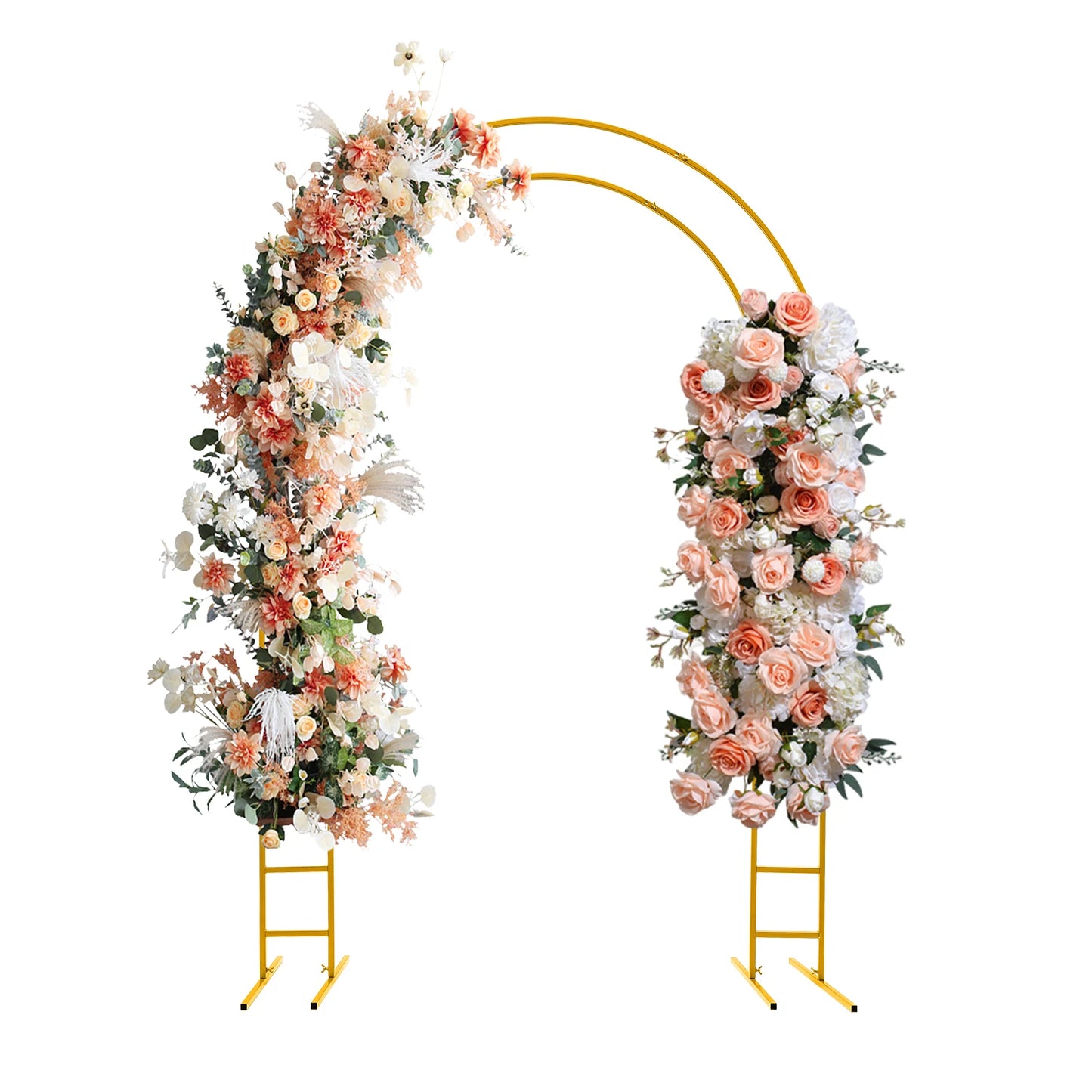 NONECN Metal Wedding Arch With Base Stand For Outdoor Weddings