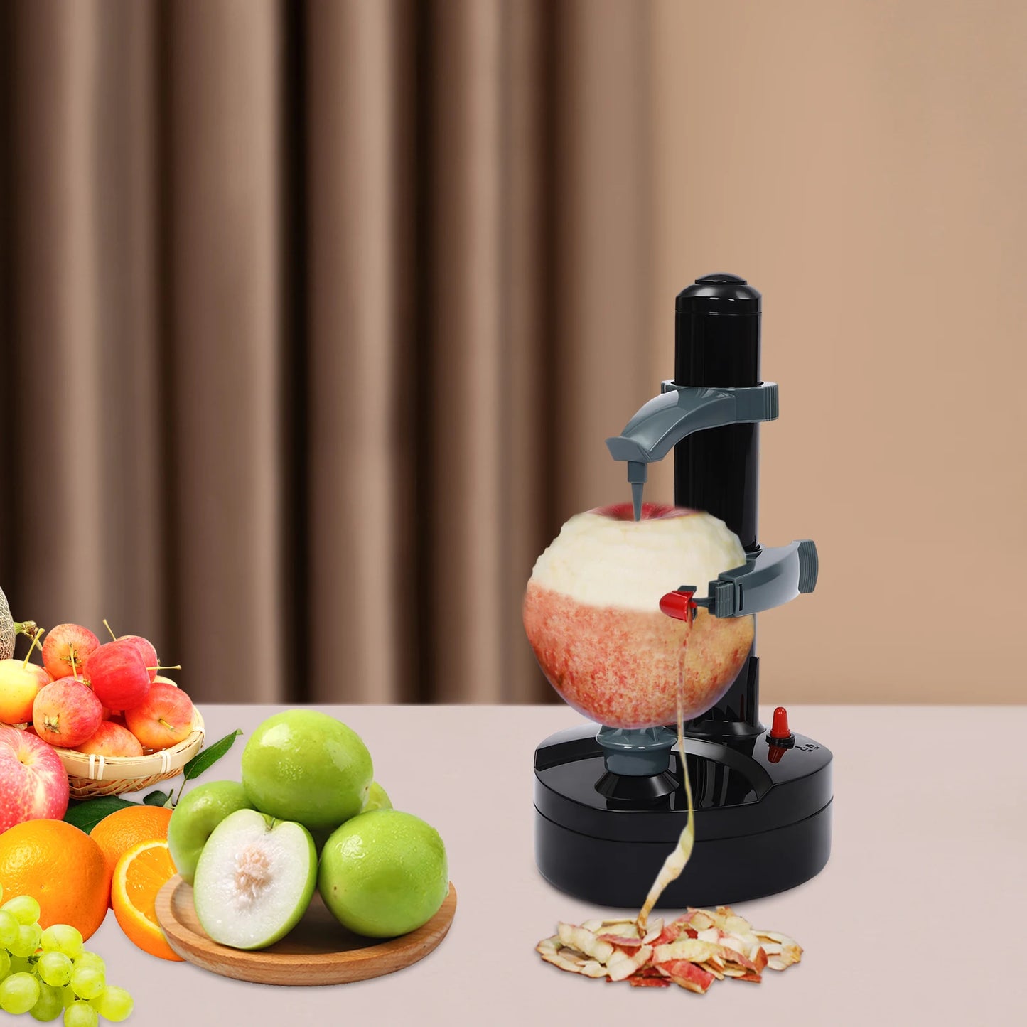 Color Electric Vegetable Peeler Multi Function Rotating Tool