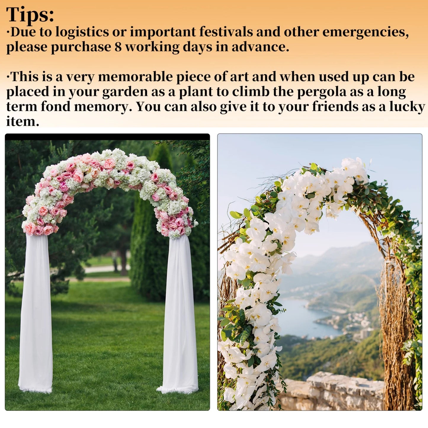 Guangdong Metal Wedding Arch Stand Backdrop Pergola Frame