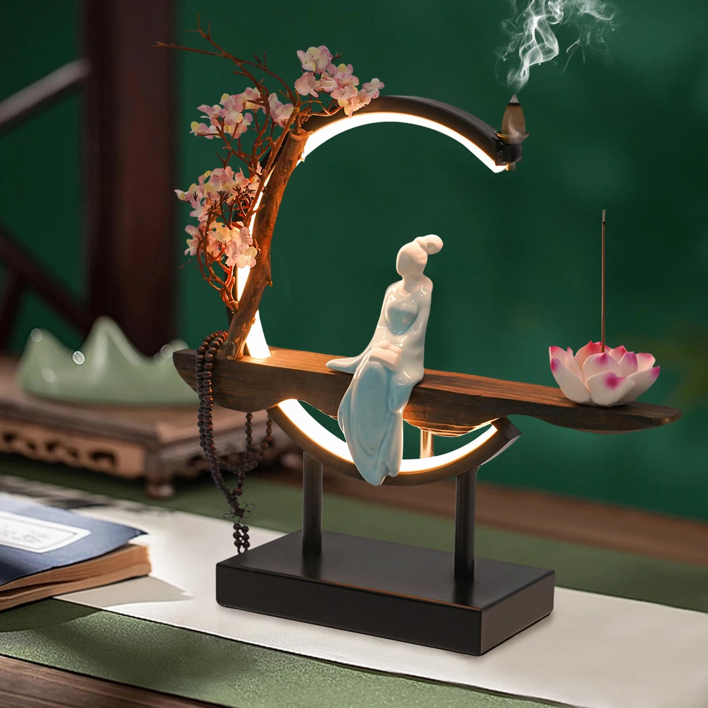 Bymaocar Zen Incense Burner Set For Living Rooms Decor