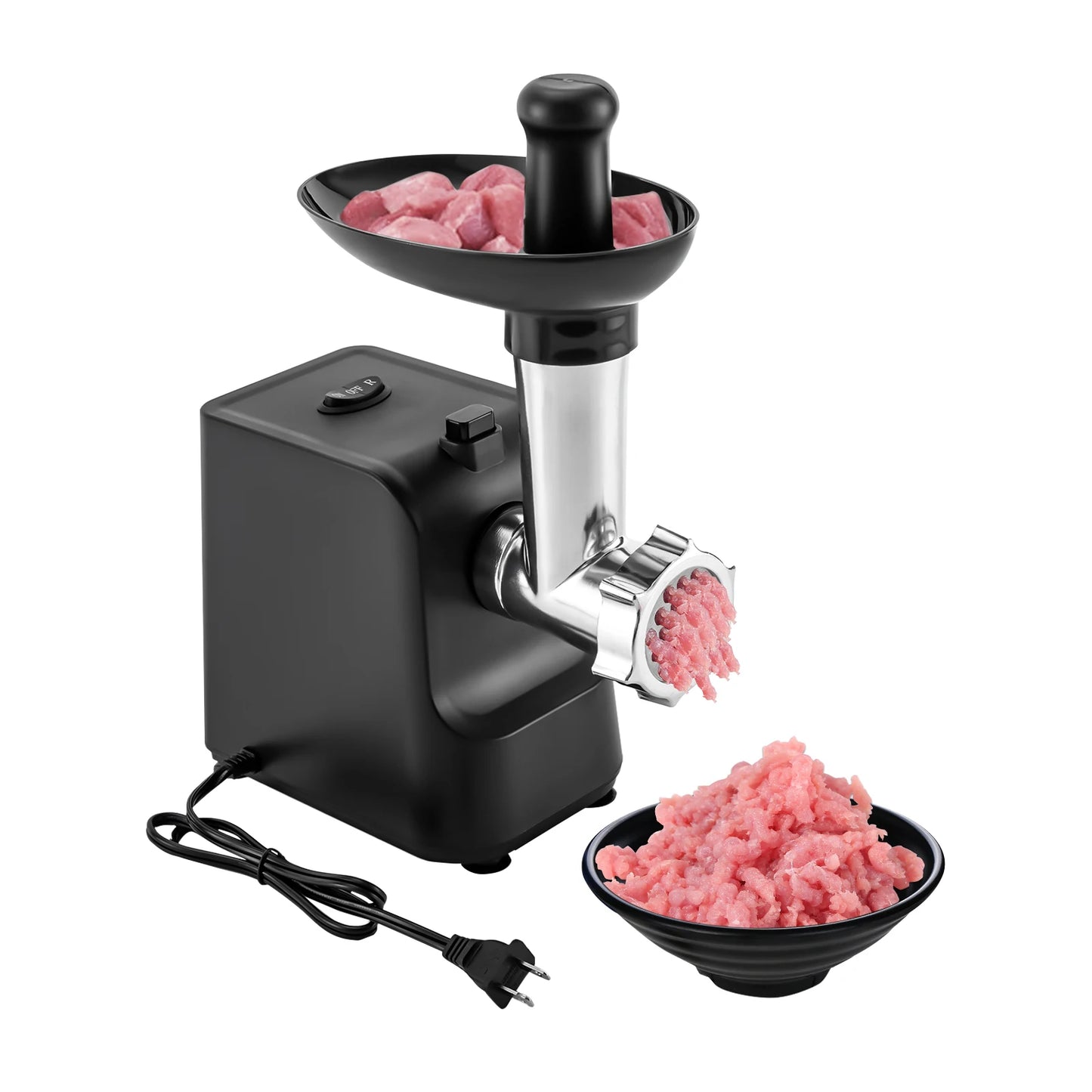 1000W Electric Sausage Stuffer And Meat Grinder With Grinding Plates