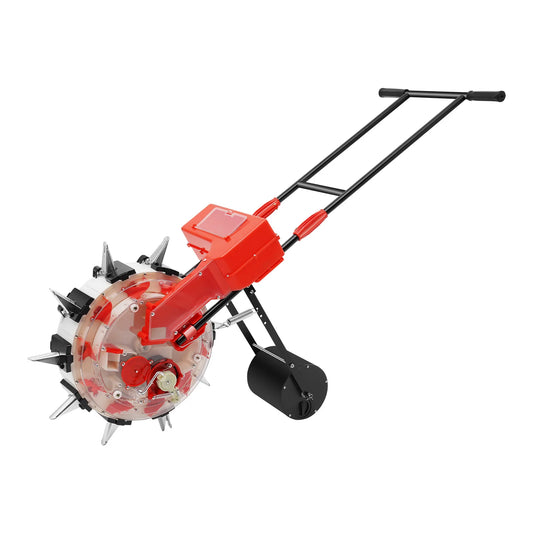 Manual Seeder With 10 Nozzles Hand Push Garden Planter for Precision Sowing