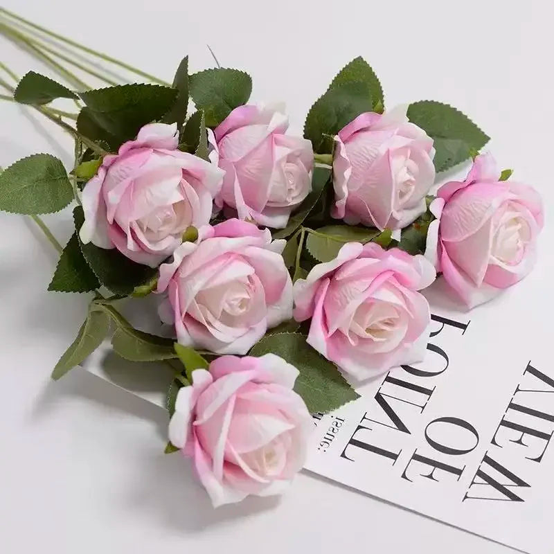 Artificial Rose Bouquet For Wedding And Home Table Centerpiece