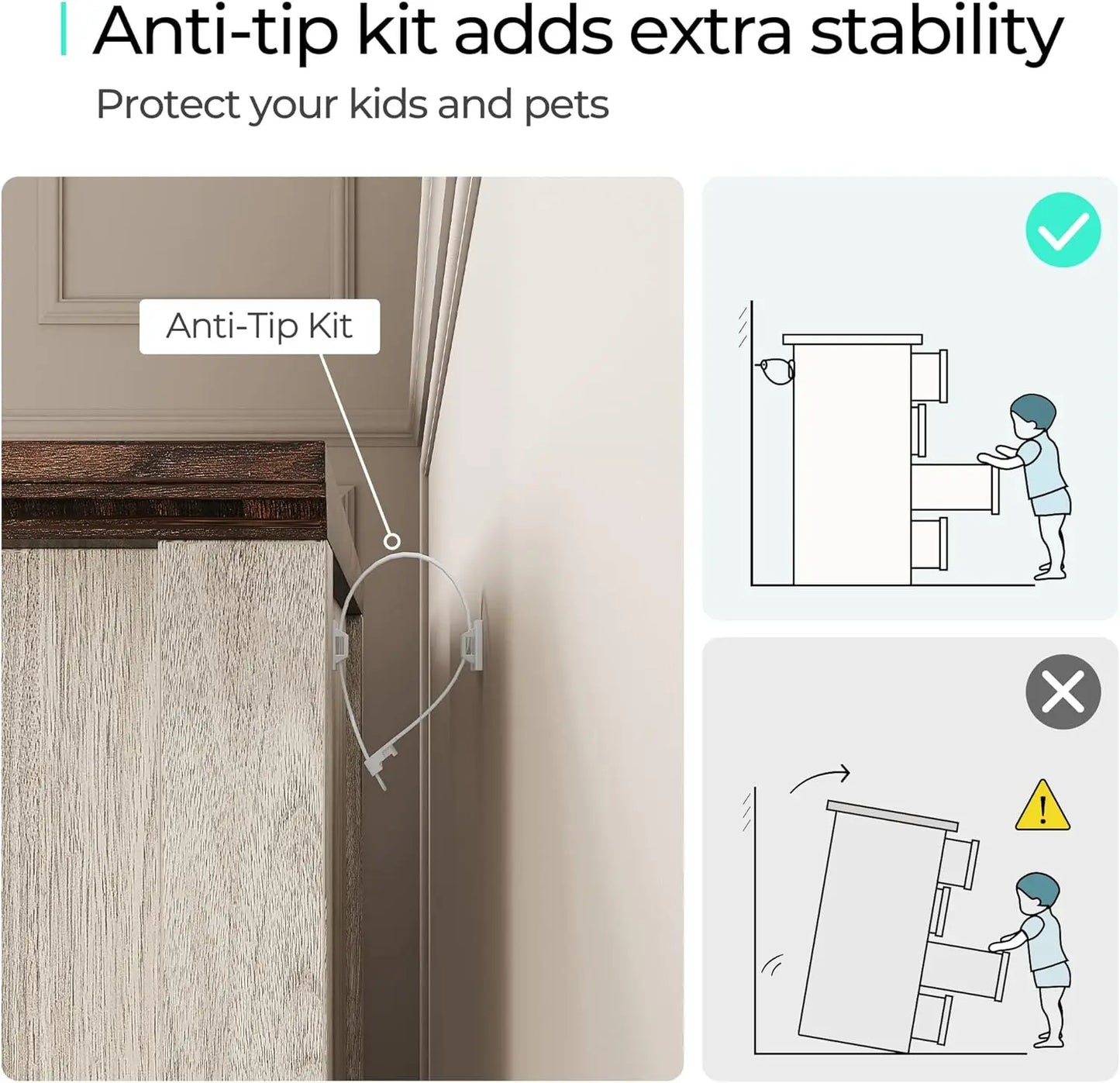 Farmhouse 9 Drawer Wood Dresser For Bedroom Storage Organizer