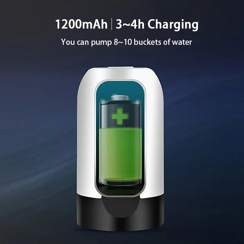 BALASHOV Water Bottle Pump Charging Automatic Electric Dispenser