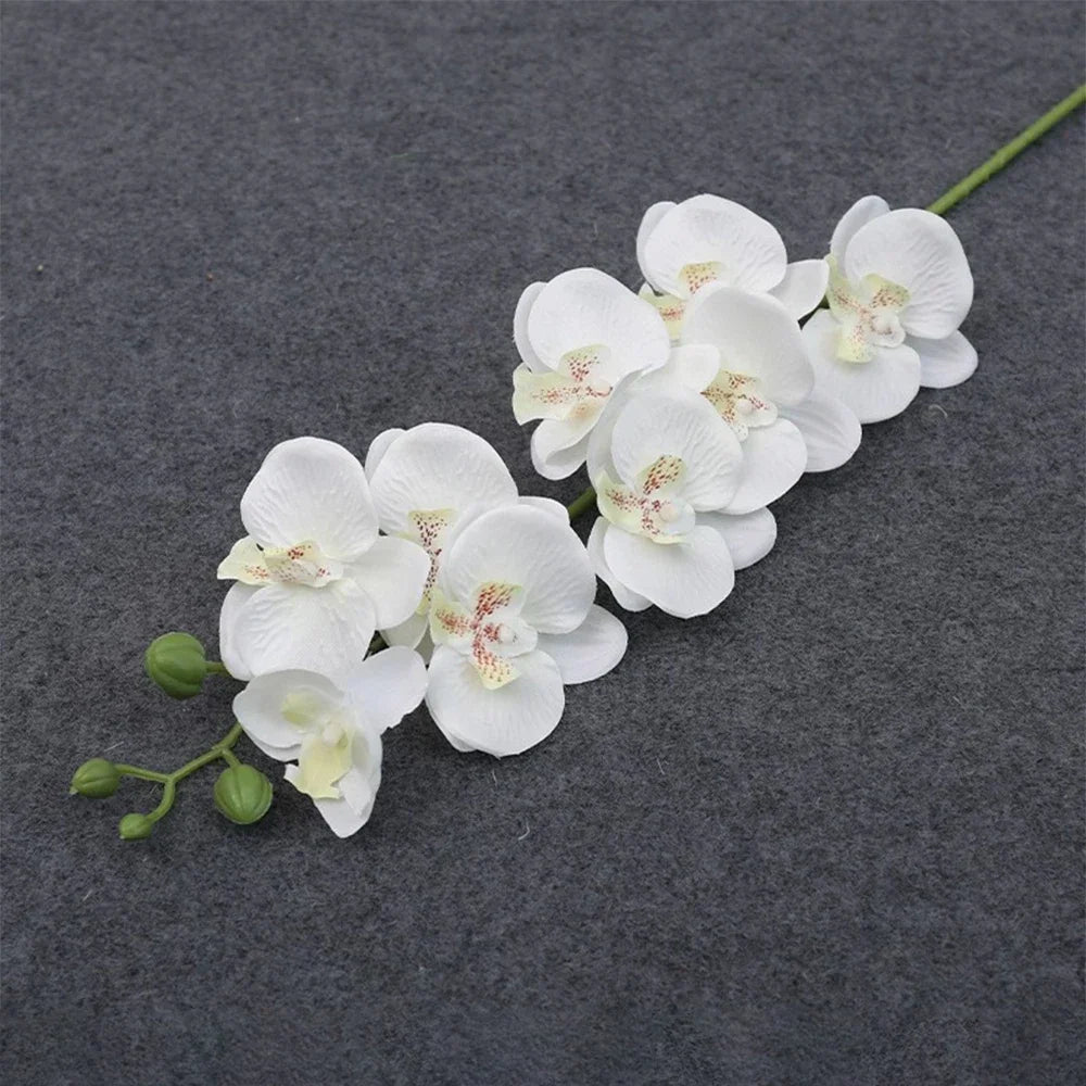 Artificial Phalaenopsis Orchid Branches Real Touch for Arrangements Wedding