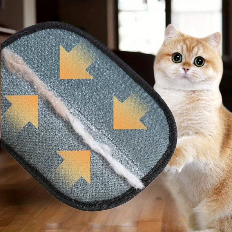 AEHOME Pet Hair Remover Gloves for Cat and Dog Grooming Mittens