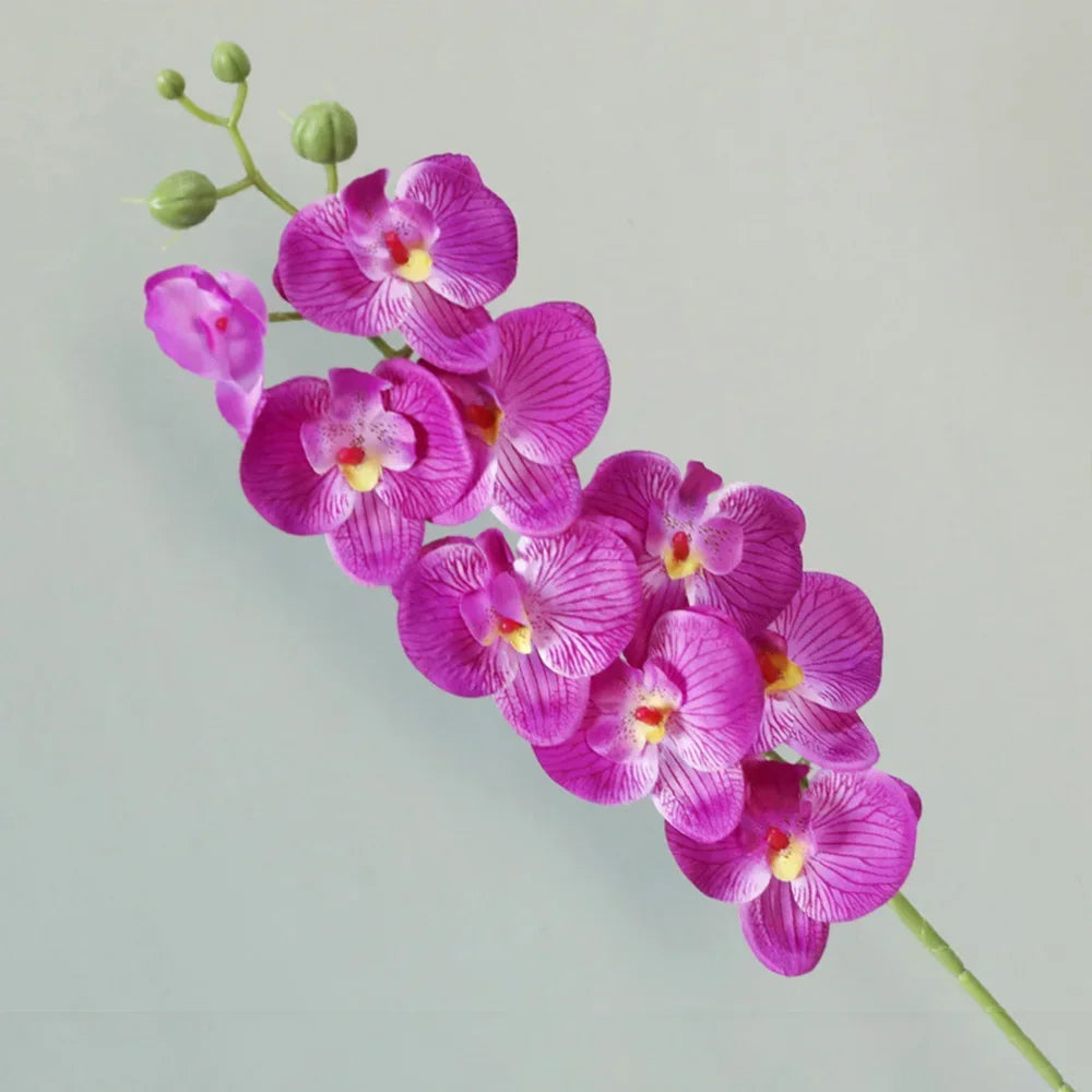 Artificial Phalaenopsis Orchid Branches Real Touch for Arrangements Wedding
