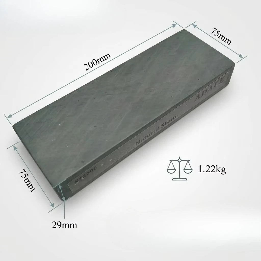 ADAEE 12000 Grit Natural Slate Whetstone Sharpening Stone For Knives