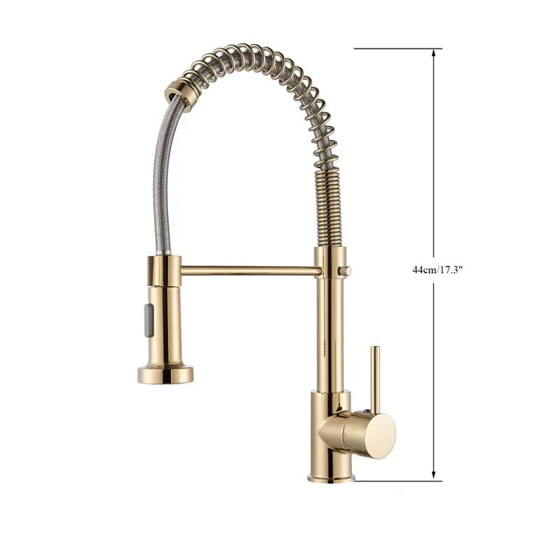Shinesia Kitchen Faucet Stainless Steel Mixer Tap 360 Degree Rotation