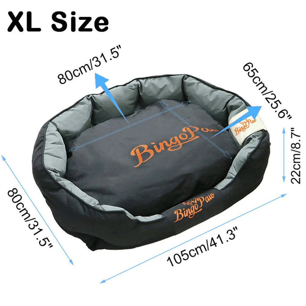 BORWARTCN Waterproof Orthopedic Sofa Dog Bed For Pets