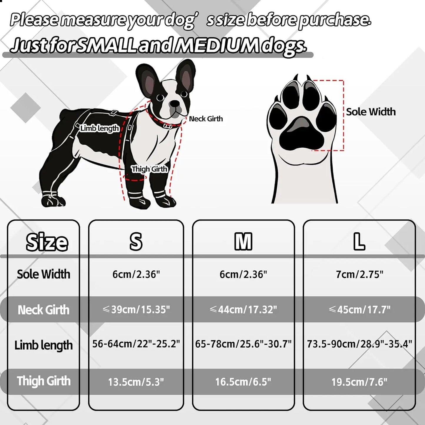 NONECN Waterproof Dog Boot Leggings for Outdoor Walking