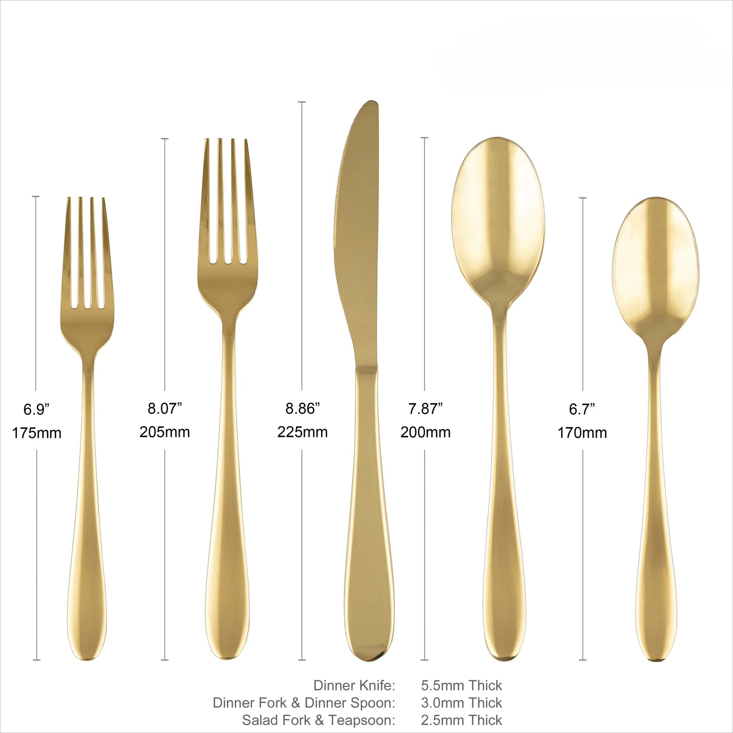 Hign-Concerned Satin 20 Piece Stainless Steel Cutlery Set 4